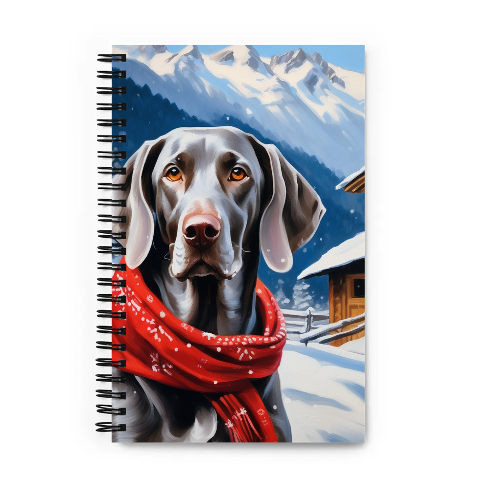 PugMug Custom Weimaraner Spiral Notebook