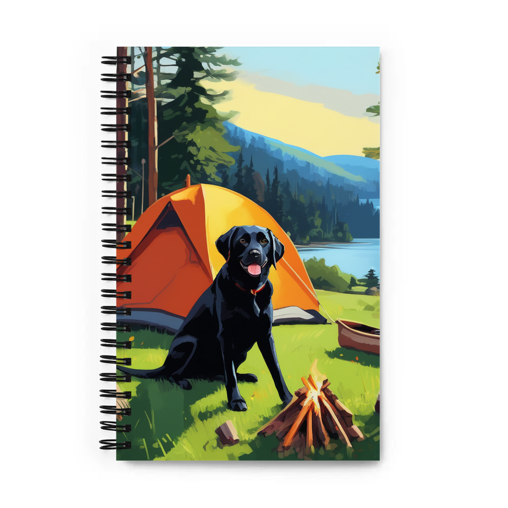 PugMug Custom Black Labrador Retriever Spiral Notebook