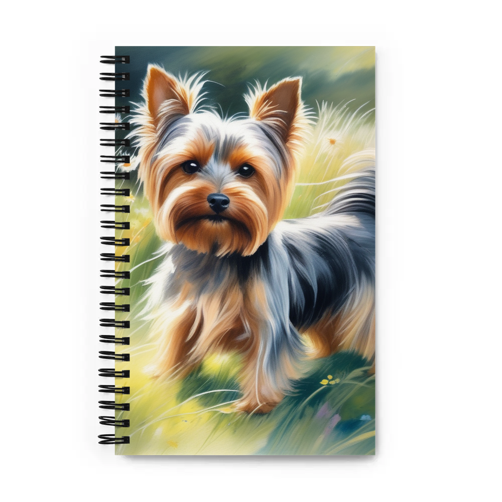 PugMug Custom Yorkshire Terrier Spiral Notebook