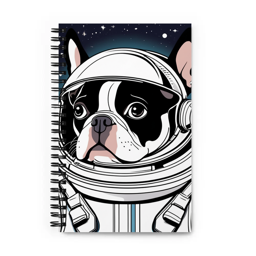 PugMug Custom Boston Terrier Spiral Notebook