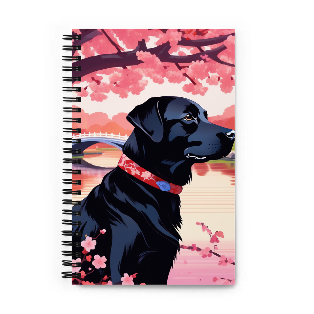 PugMug Custom Black Labrador Retriever Spiral Notebook