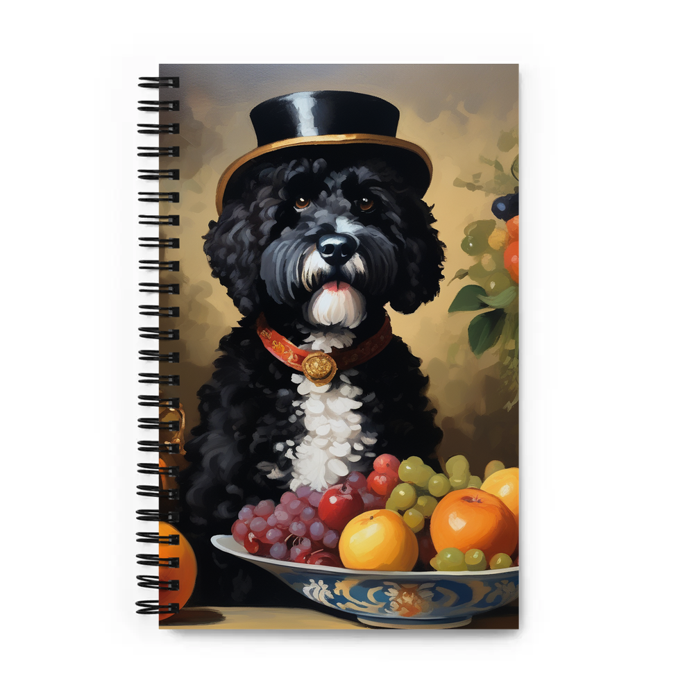 PugMug Custom Portuguese Water Dog Spiral Notebook