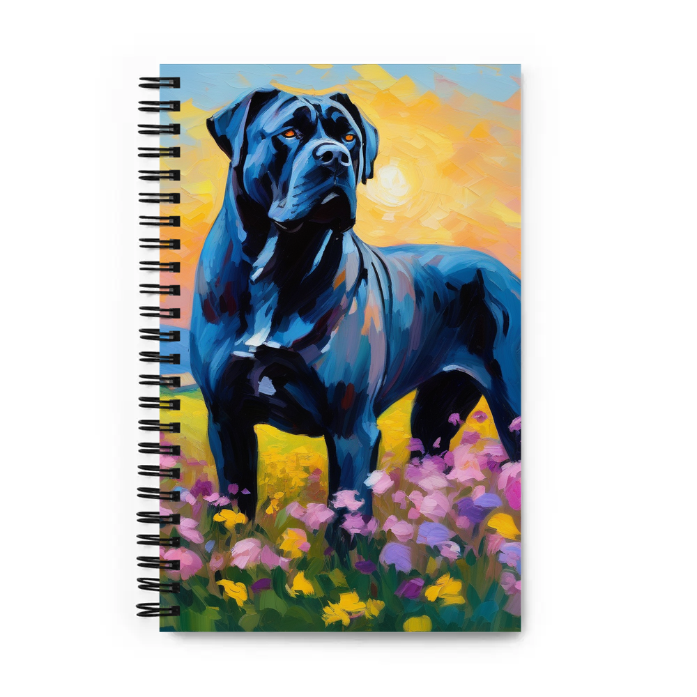 PugMug Custom Cane Corso Spiral Notebook