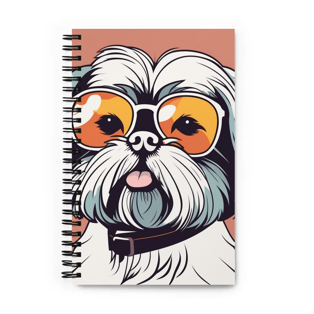 PugMug Custom Shih Tzu Spiral Notebook