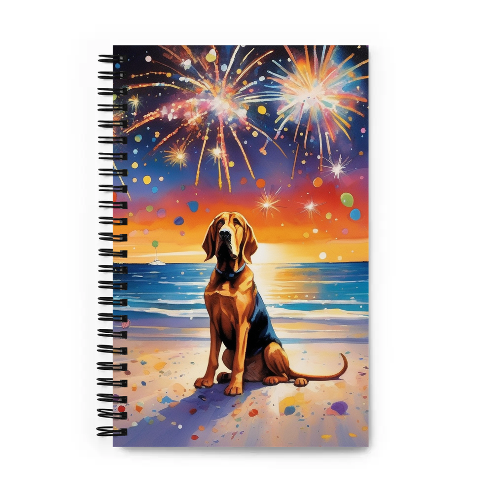 PugMug Custom Bloodhound Spiral Notebook