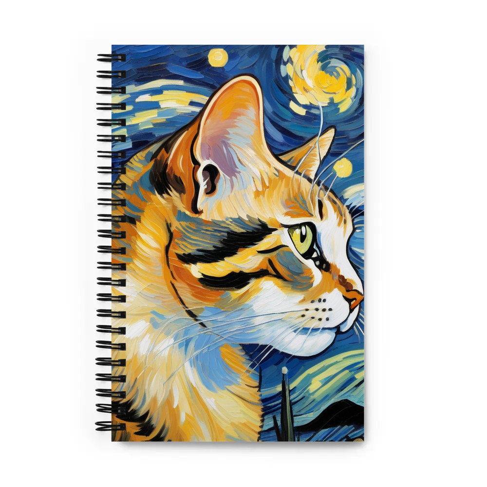 PugMug Custom Tabby Exotic Cat Spiral Notebook