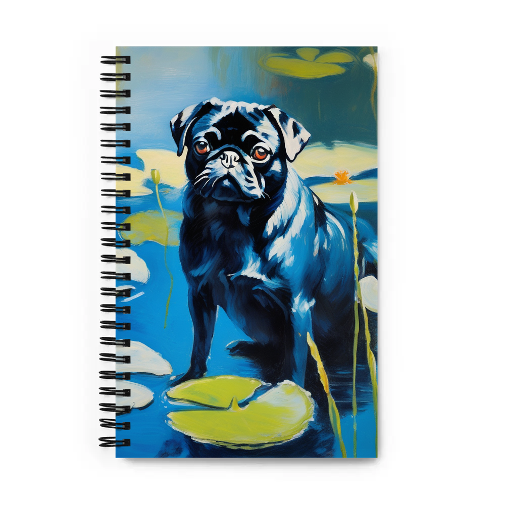 PugMug Custom Pet Spiral Notebook
