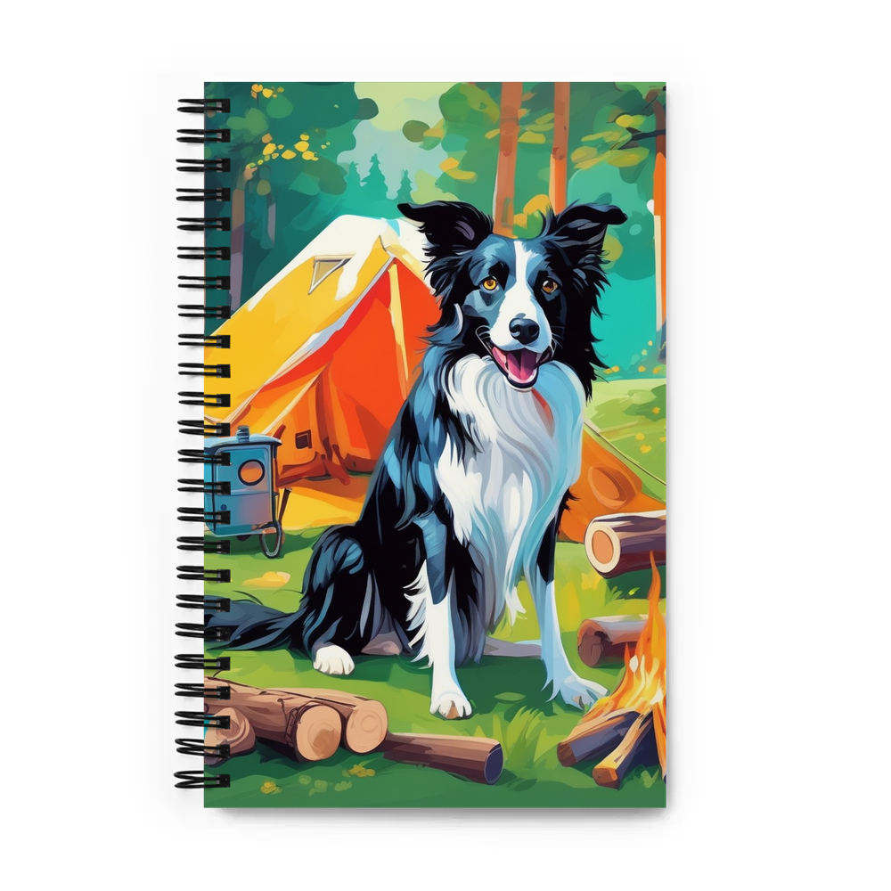 PugMug Custom Border Collie Spiral Notebook