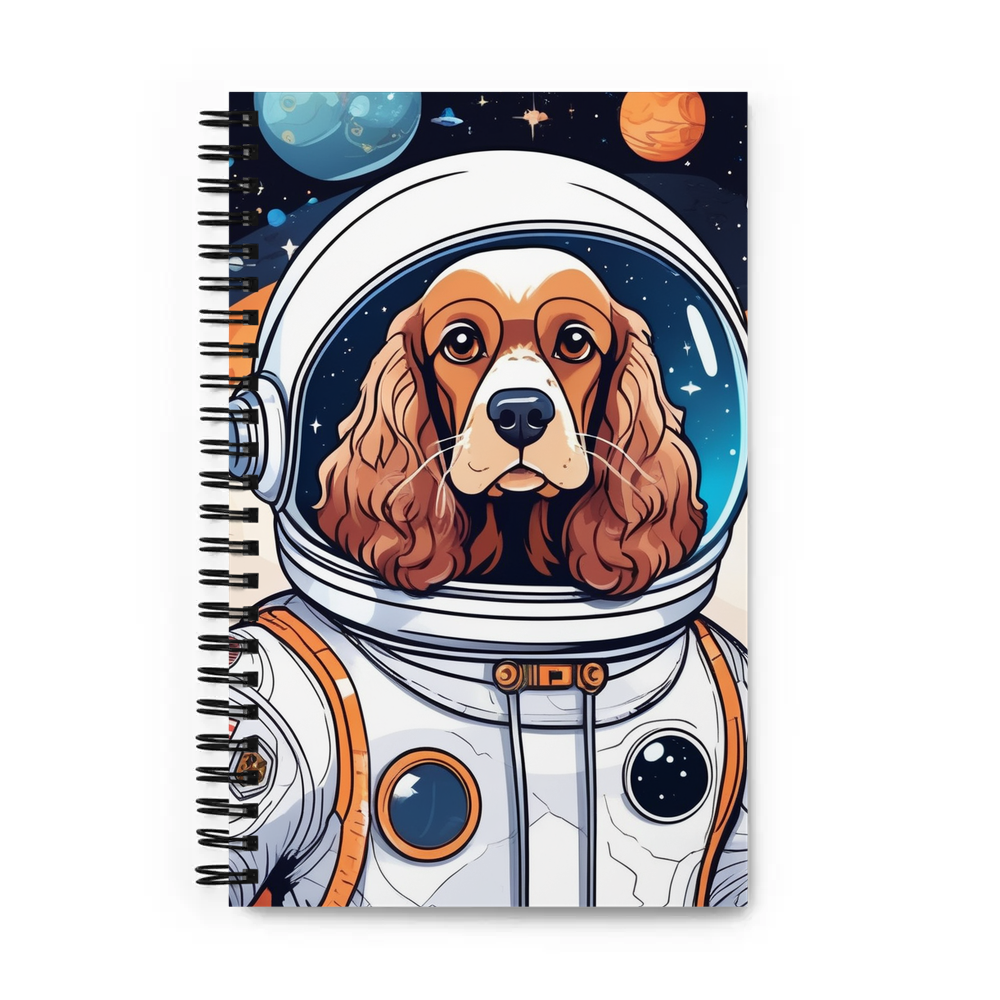 PugMug Custom Cocker Spaniel Spiral Notebook