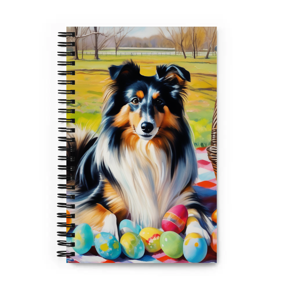 PugMug Custom Shetland Sheepdog Spiral Notebook