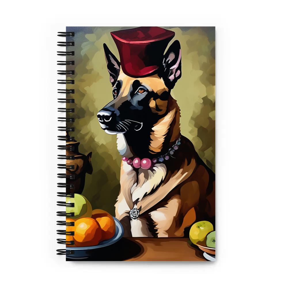 PugMug Custom Belgian Malinois Spiral Notebook