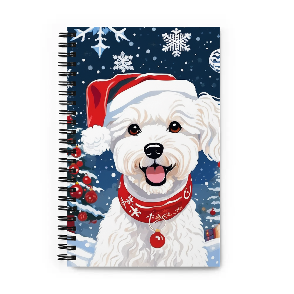 PugMug Custom Bichons Frise Spiral Notebook
