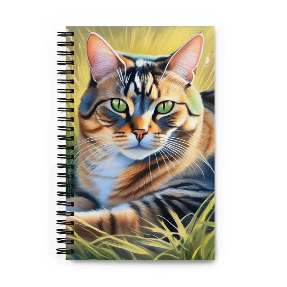 PugMug Custom Tabby Exotic Cat Spiral Notebook