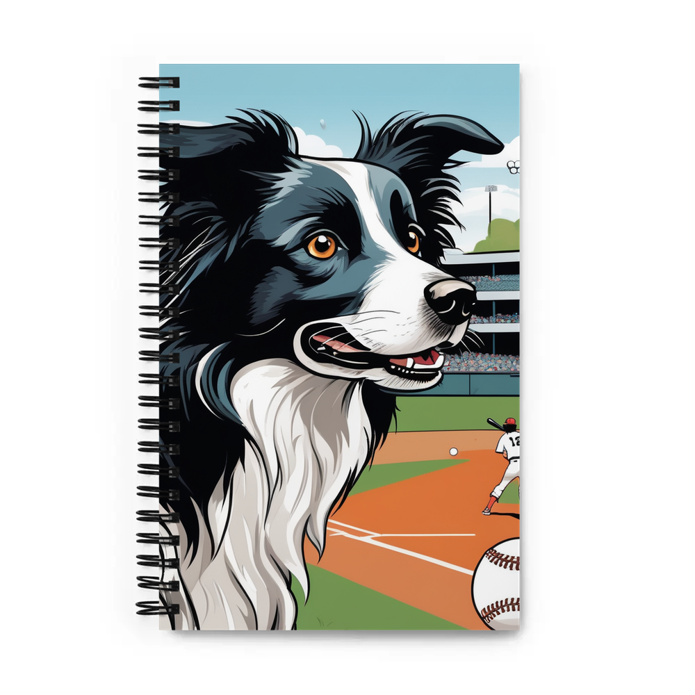 PugMug Custom Border Collie Spiral Notebook