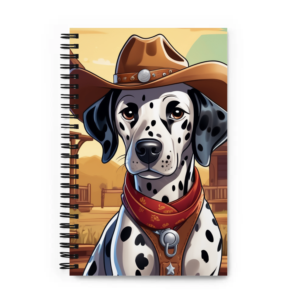 PugMug Custom Dalmatian Spiral Notebook