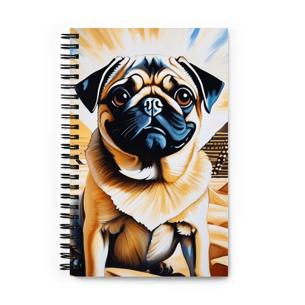 PugMug Custom Pug Spiral Notebook