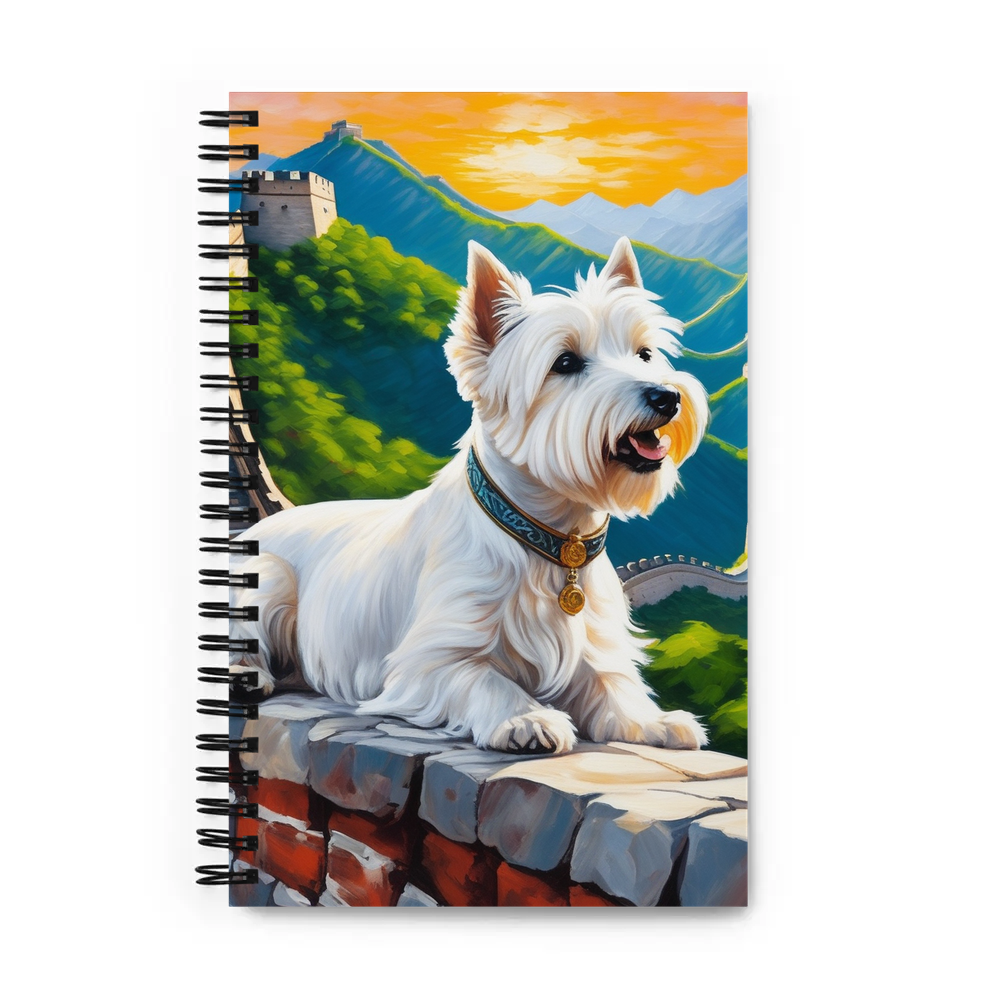 PugMug Custom West Highland White Terrier Spiral Notebook