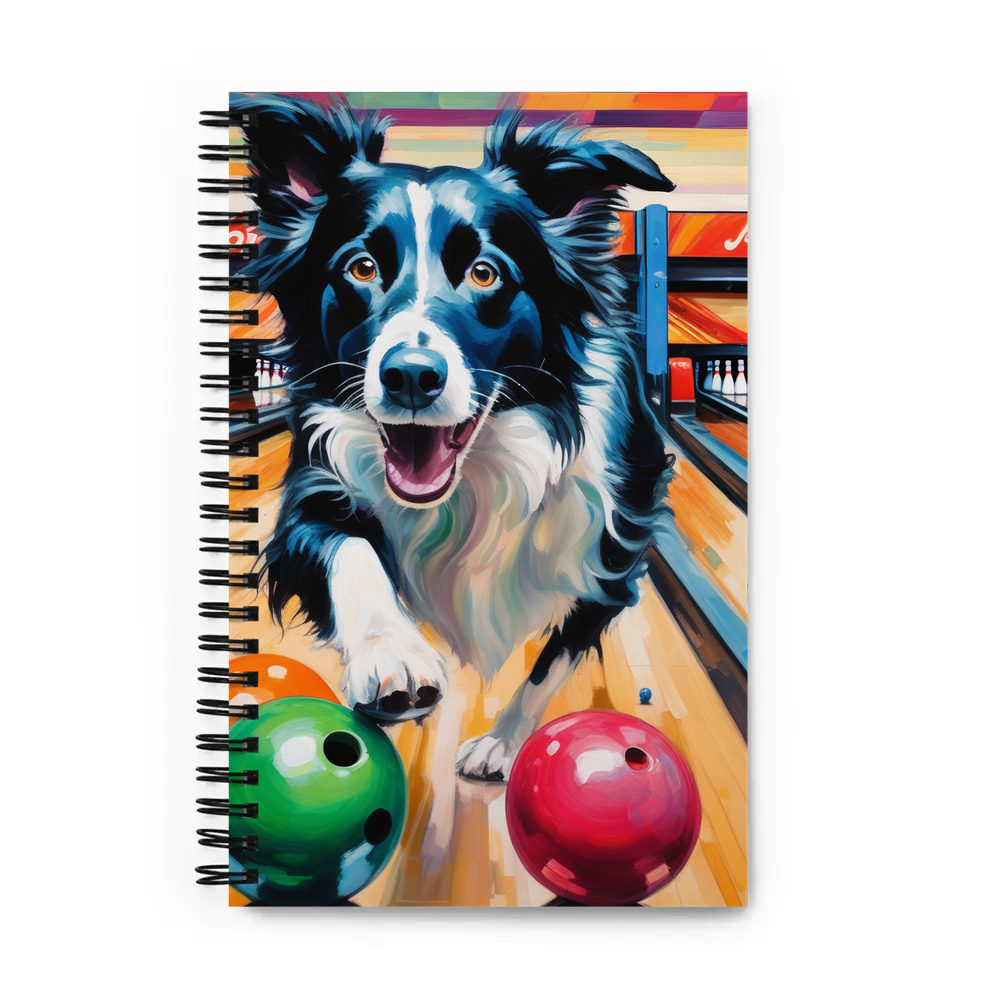 PugMug Custom Border Collie Spiral Notebook