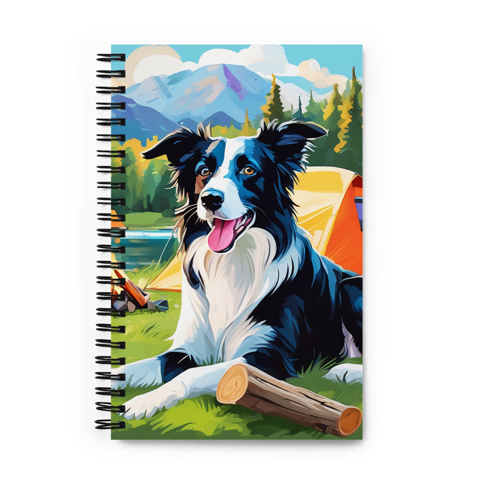 PugMug Custom Border Collie Spiral Notebook