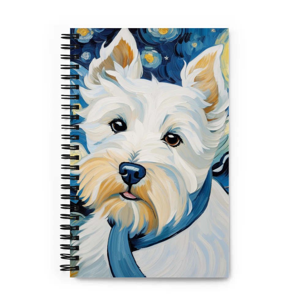 PugMug Custom West Highland White Terrier Spiral Notebook