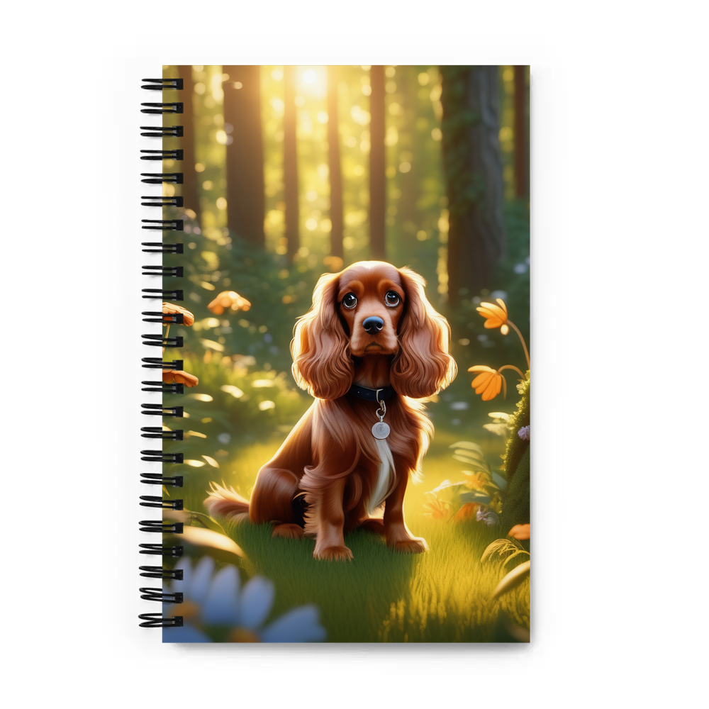 PugMug Custom English Cocker Spaniel Spiral Notebook