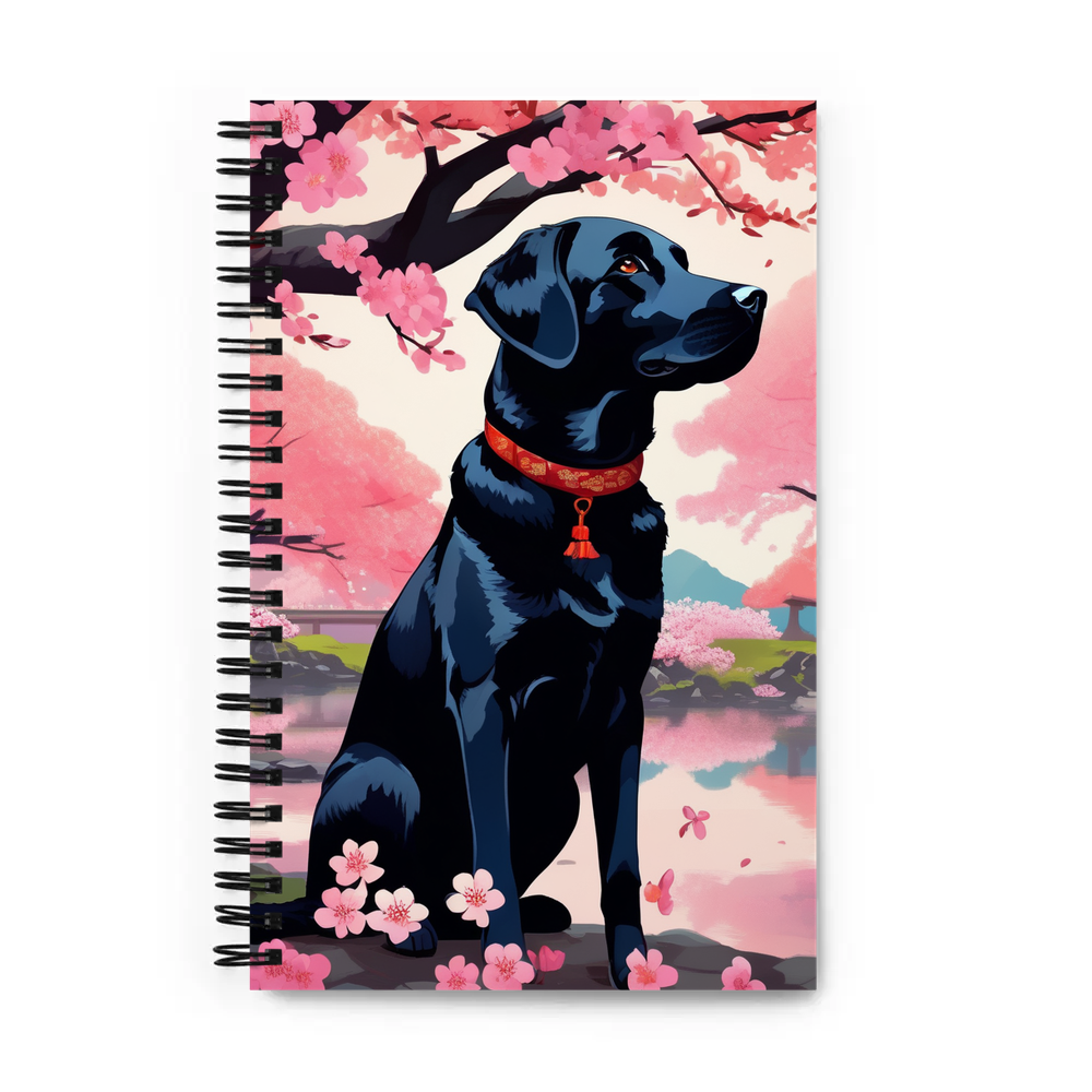 PugMug Custom Black Labrador Retriever Spiral Notebook