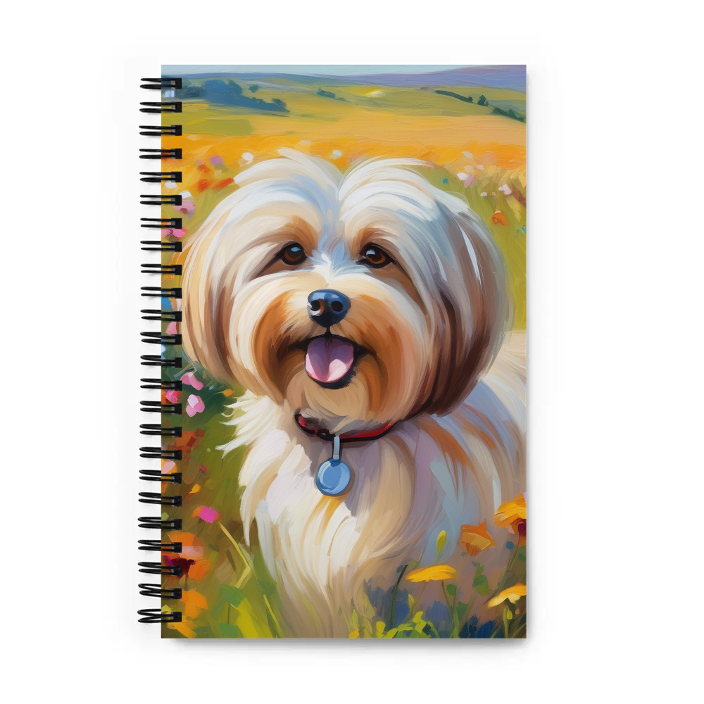 PugMug Custom Tan Havanese Dog Spiral Notebook