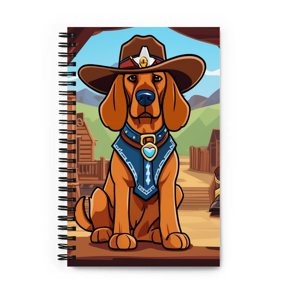 PugMug Custom Bloodhound Spiral Notebook