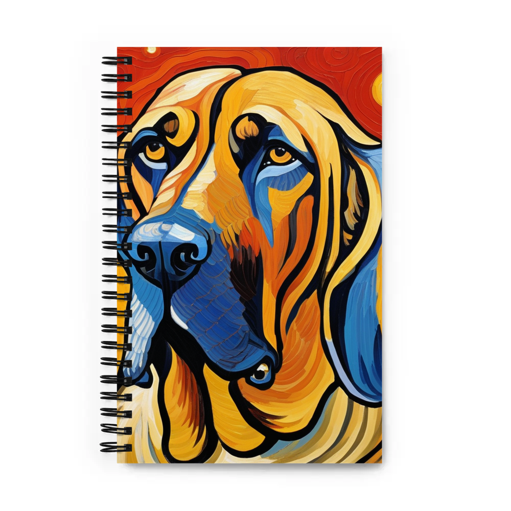 PugMug Custom Bloodhound Spiral Notebook