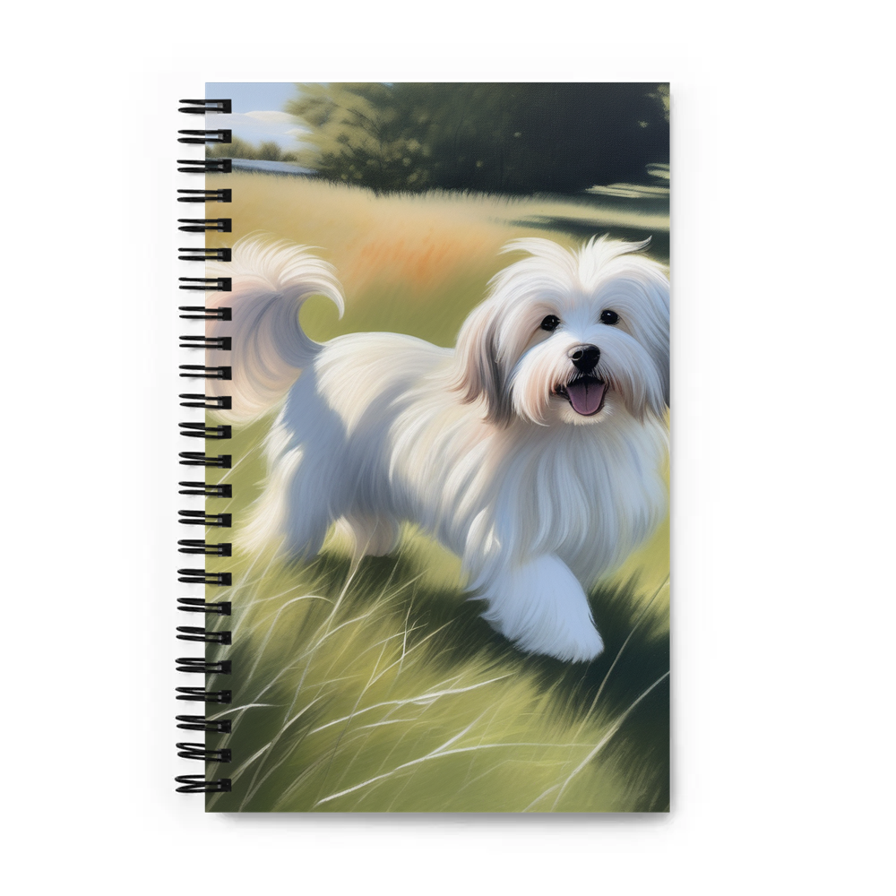 PugMug Custom White Havanese Dog Spiral Notebook