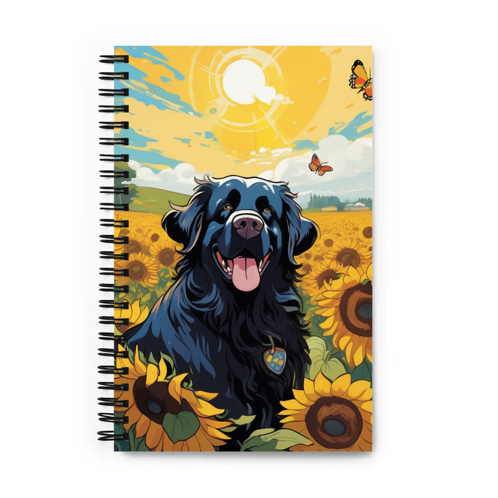 PugMug Custom Newfoundland Spiral Notebook