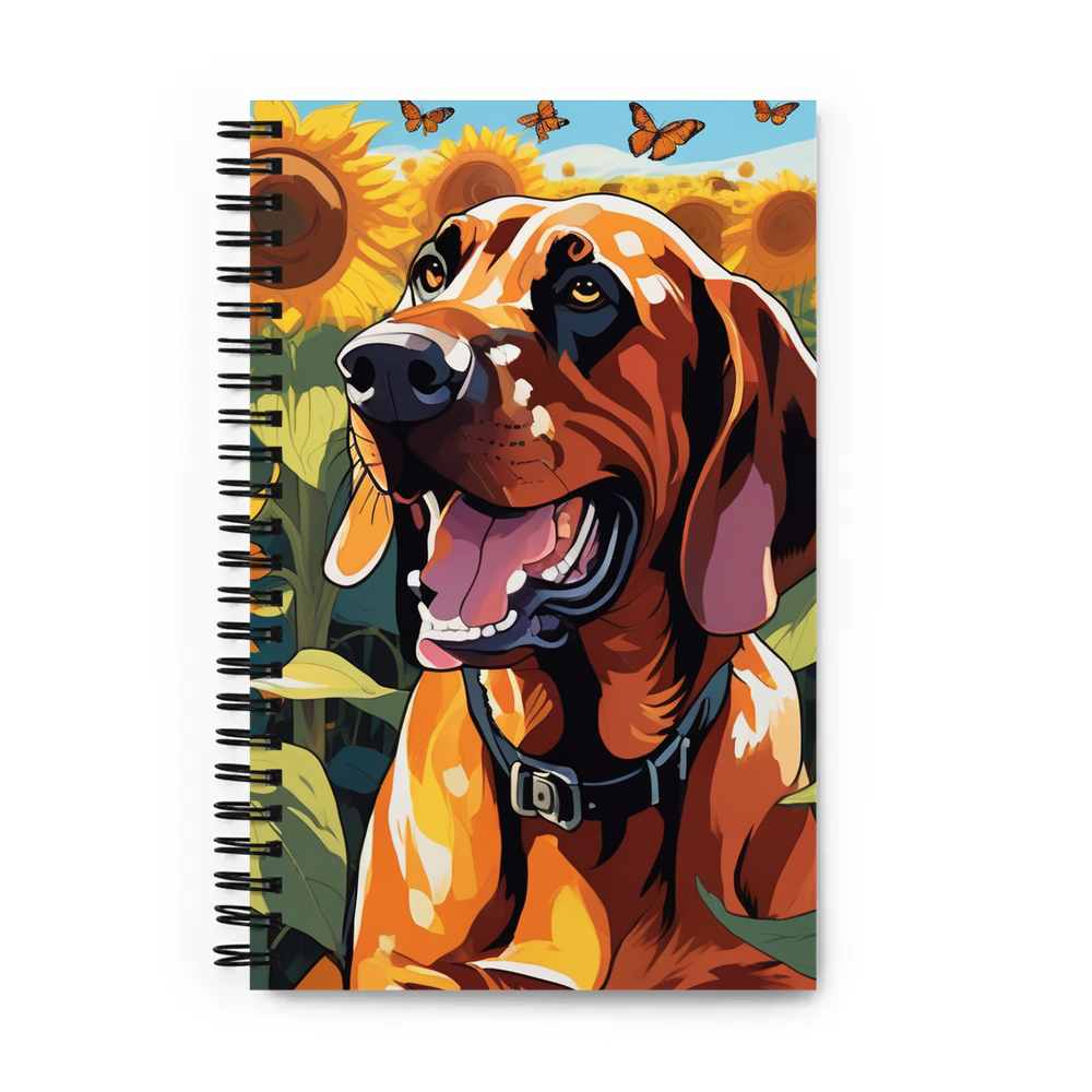 PugMug Custom Bloodhound Spiral Notebook