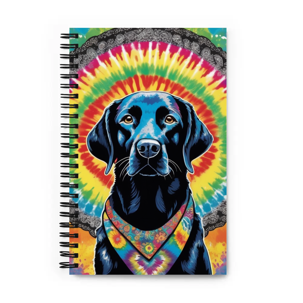 PugMug Custom Black Labrador Retriever Spiral Notebook