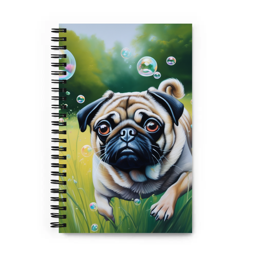 PugMug Custom Pug Spiral Notebook
