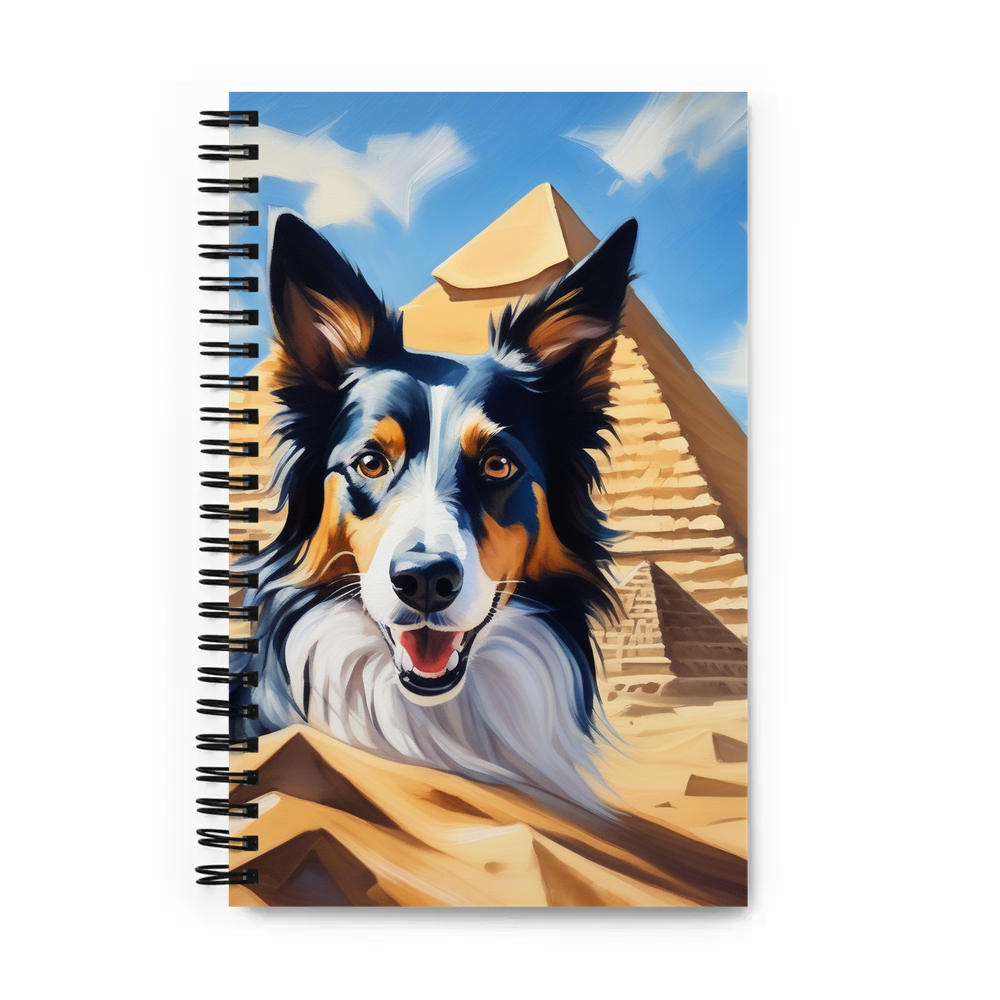PugMug Custom Border Collie Spiral Notebook
