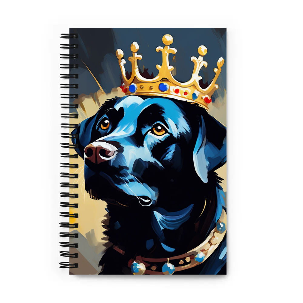 PugMug Custom Black Labrador Retriever Spiral Notebook