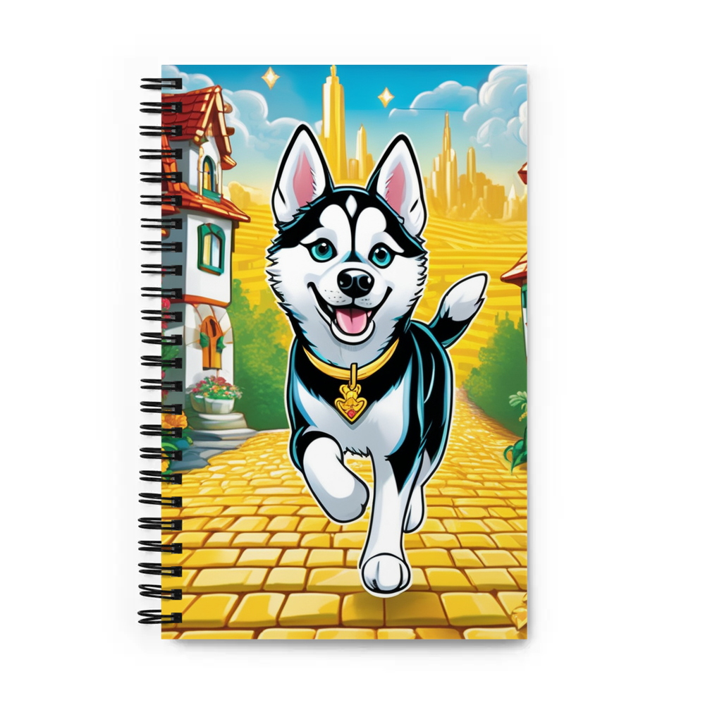 PugMug Custom Siberian Husky Spiral Notebook