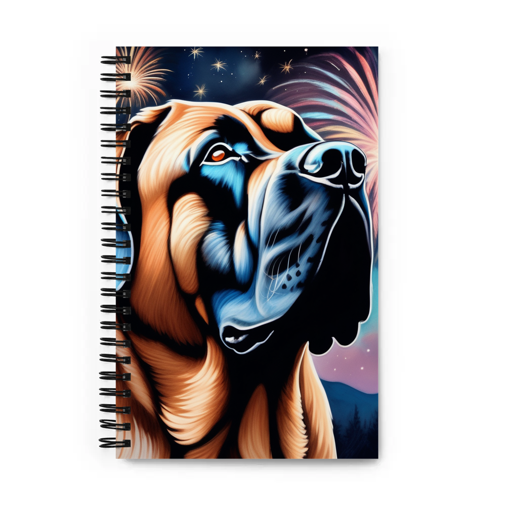PugMug Custom Mastiff Spiral Notebook