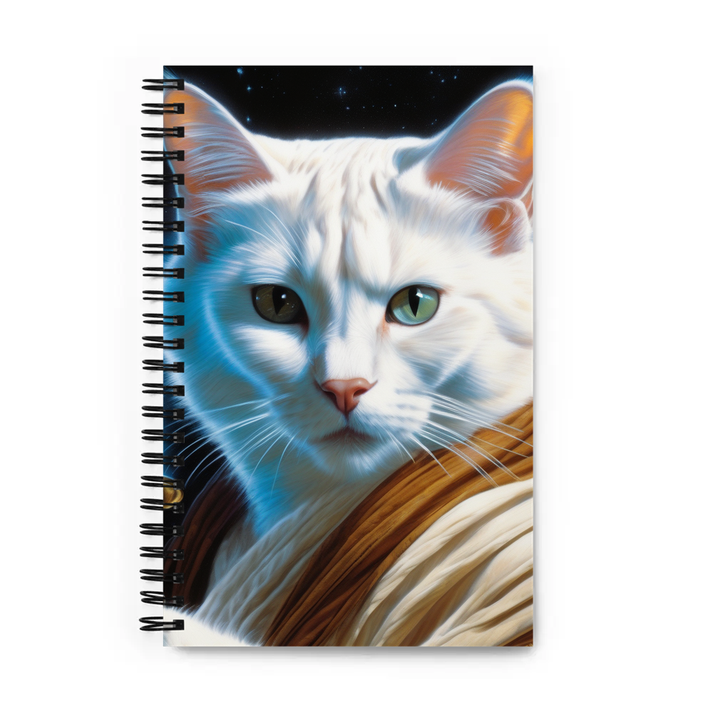 PugMug Custom White Exotic Cat Spiral Notebook