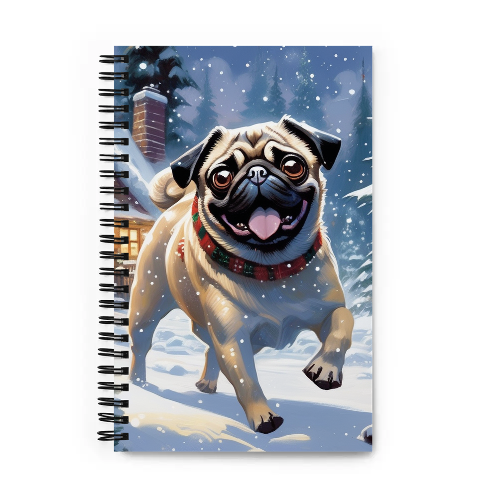 PugMug Custom Pug Spiral Notebook