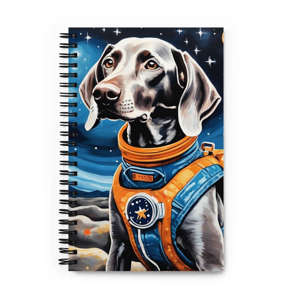 PugMug Custom Weimaraner Spiral Notebook