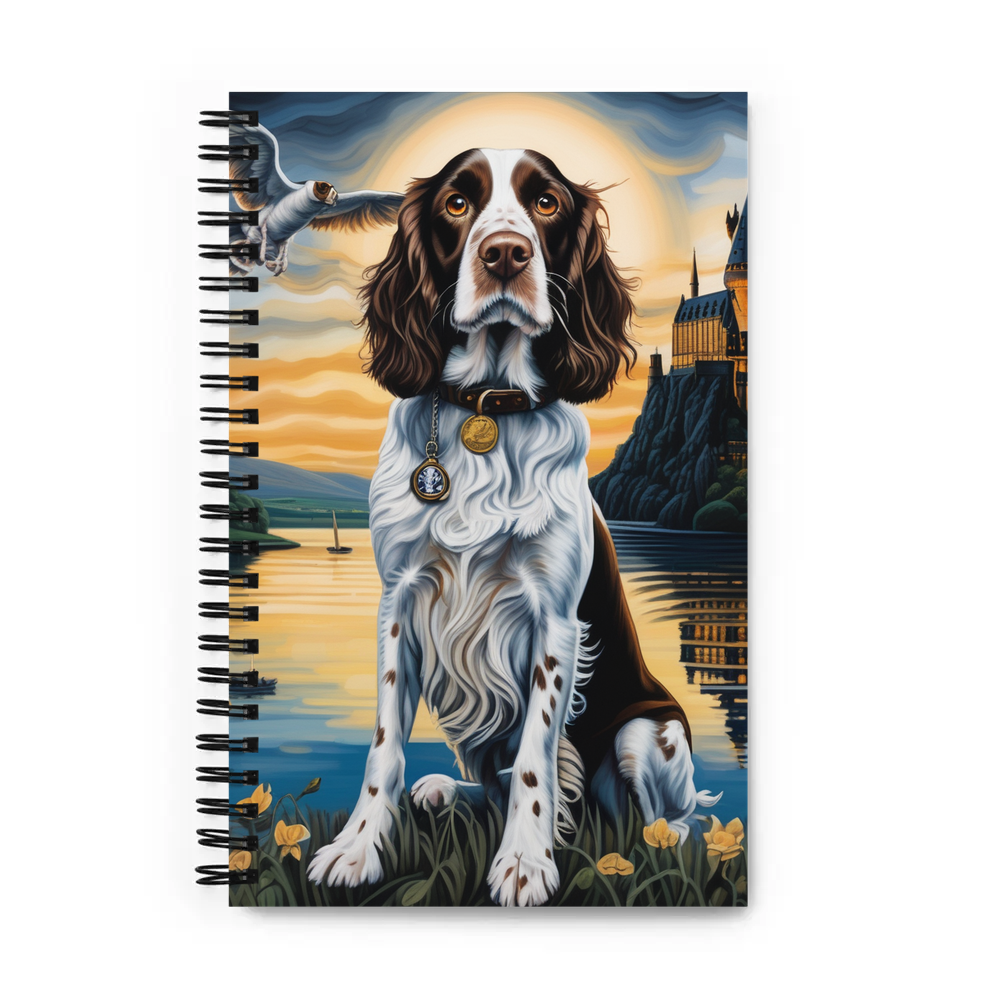 PugMug Custom English Springer Spaniel Spiral Notebook