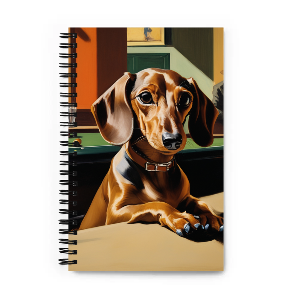 PugMug Custom Tan Dachshund Spiral Notebook