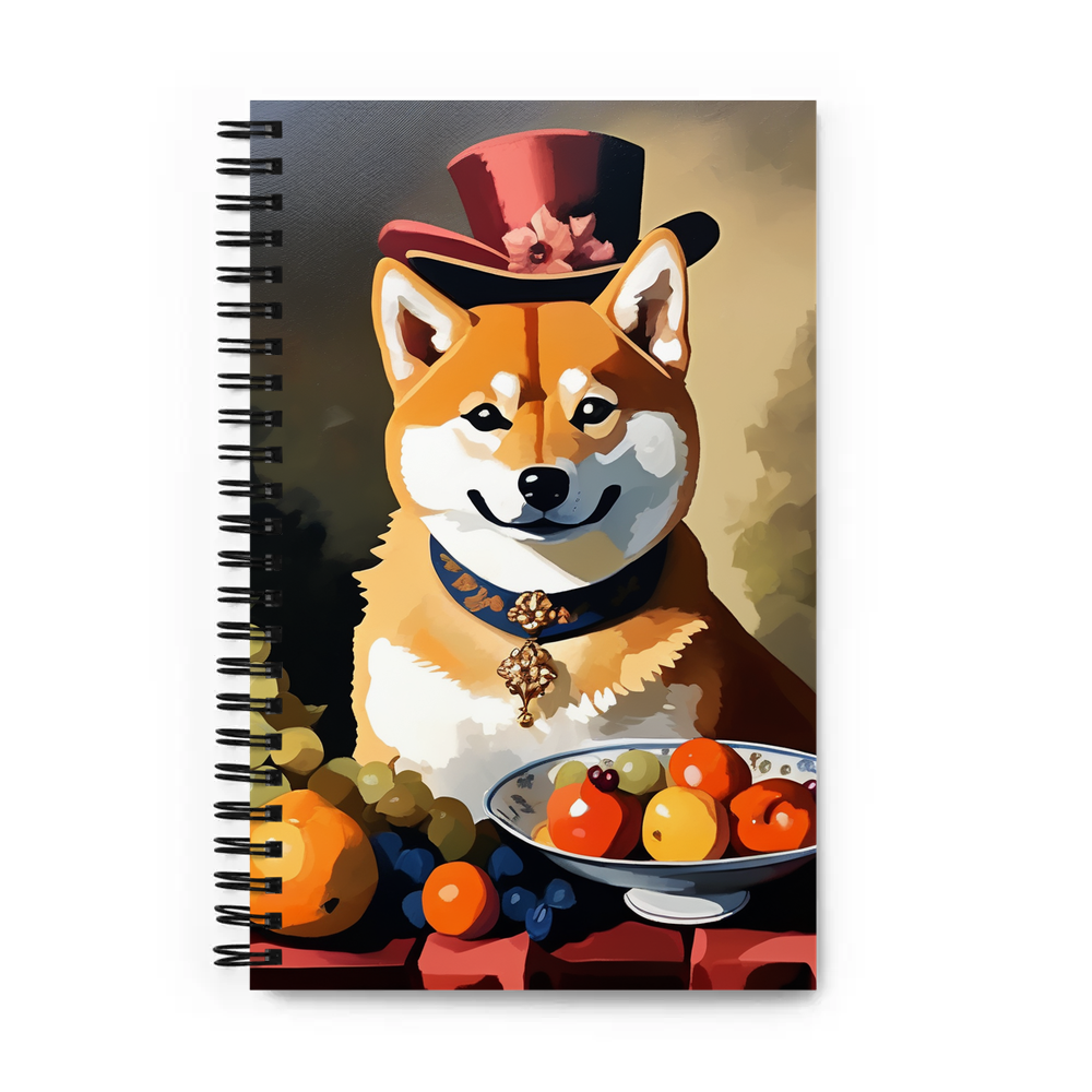 PugMug Custom Shiba Inu Spiral Notebook