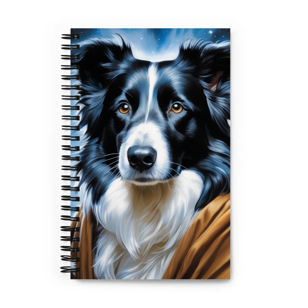 PugMug Custom Border Collie Spiral Notebook