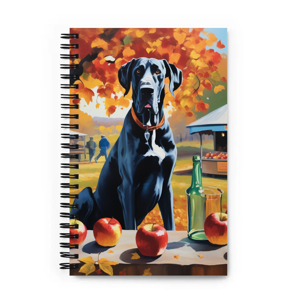 PugMug Custom Great Dane Spiral Notebook