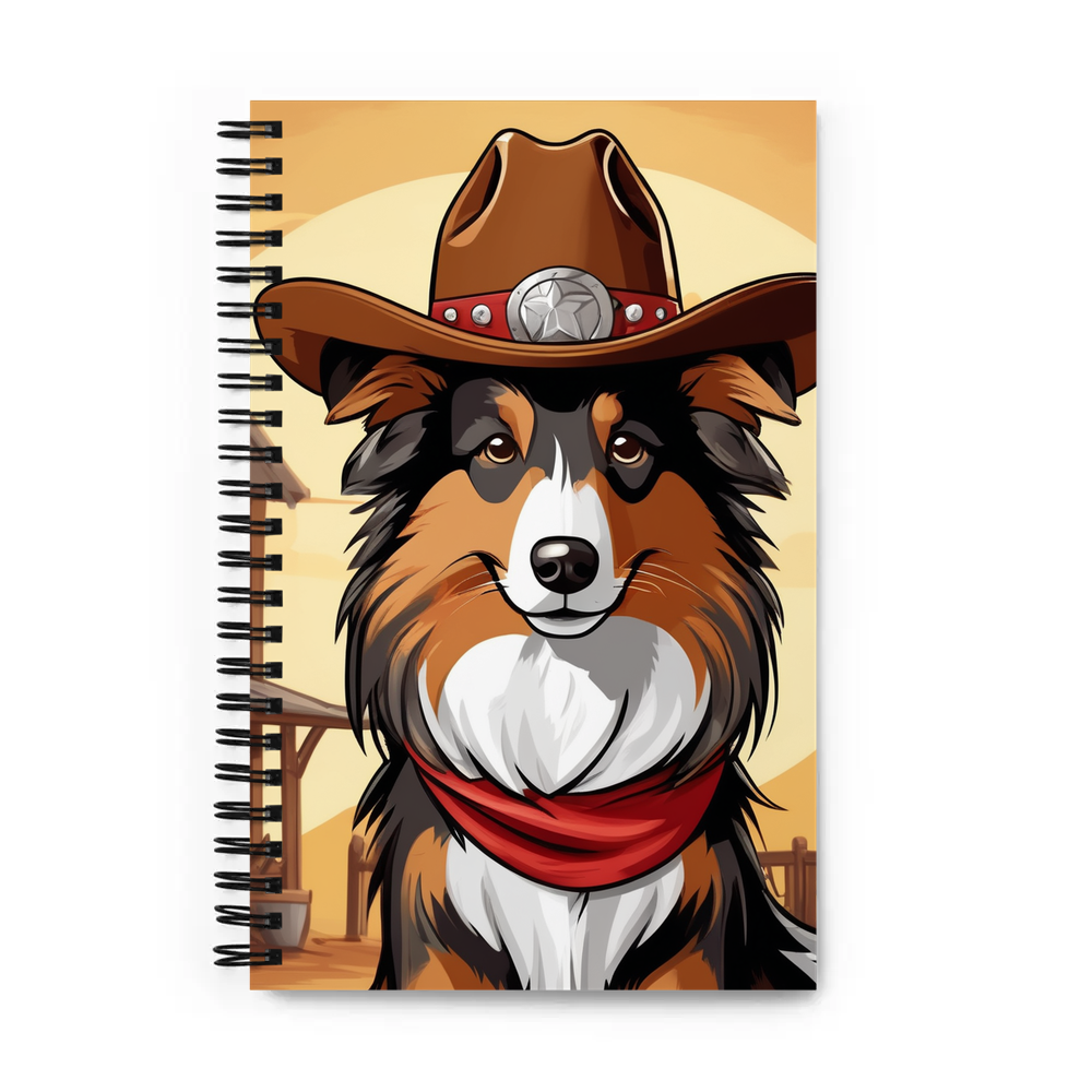 PugMug Custom Shetland Sheepdog Spiral Notebook