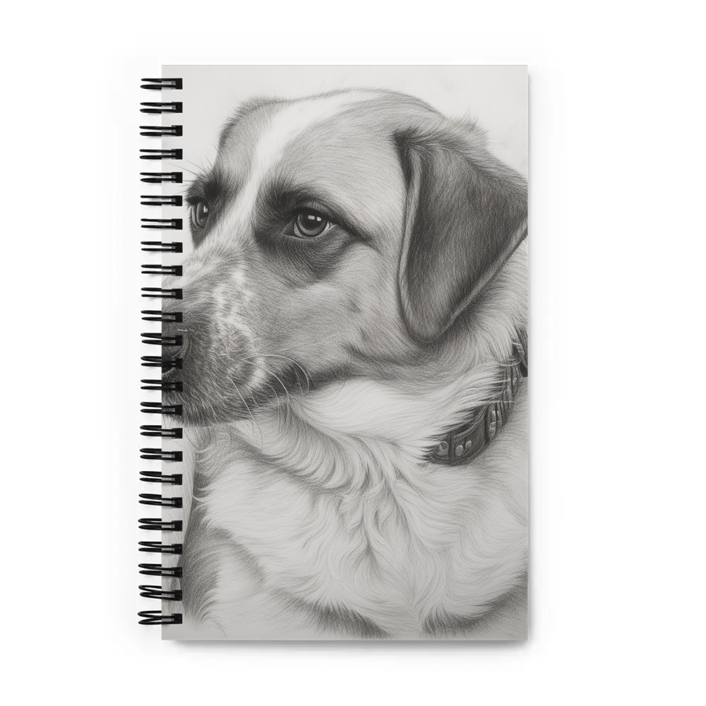PugMug Custom Hazim Spiral Notebook
