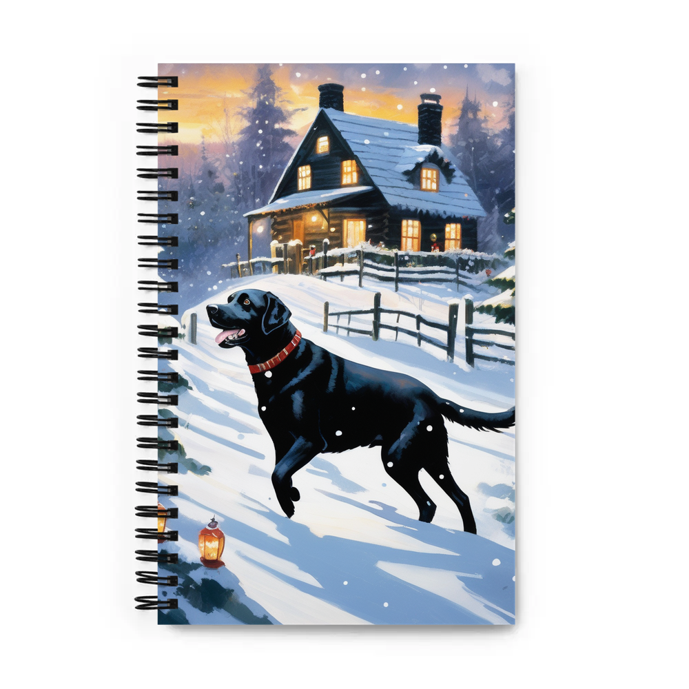 PugMug Custom Black Labrador Retriever Spiral Notebook