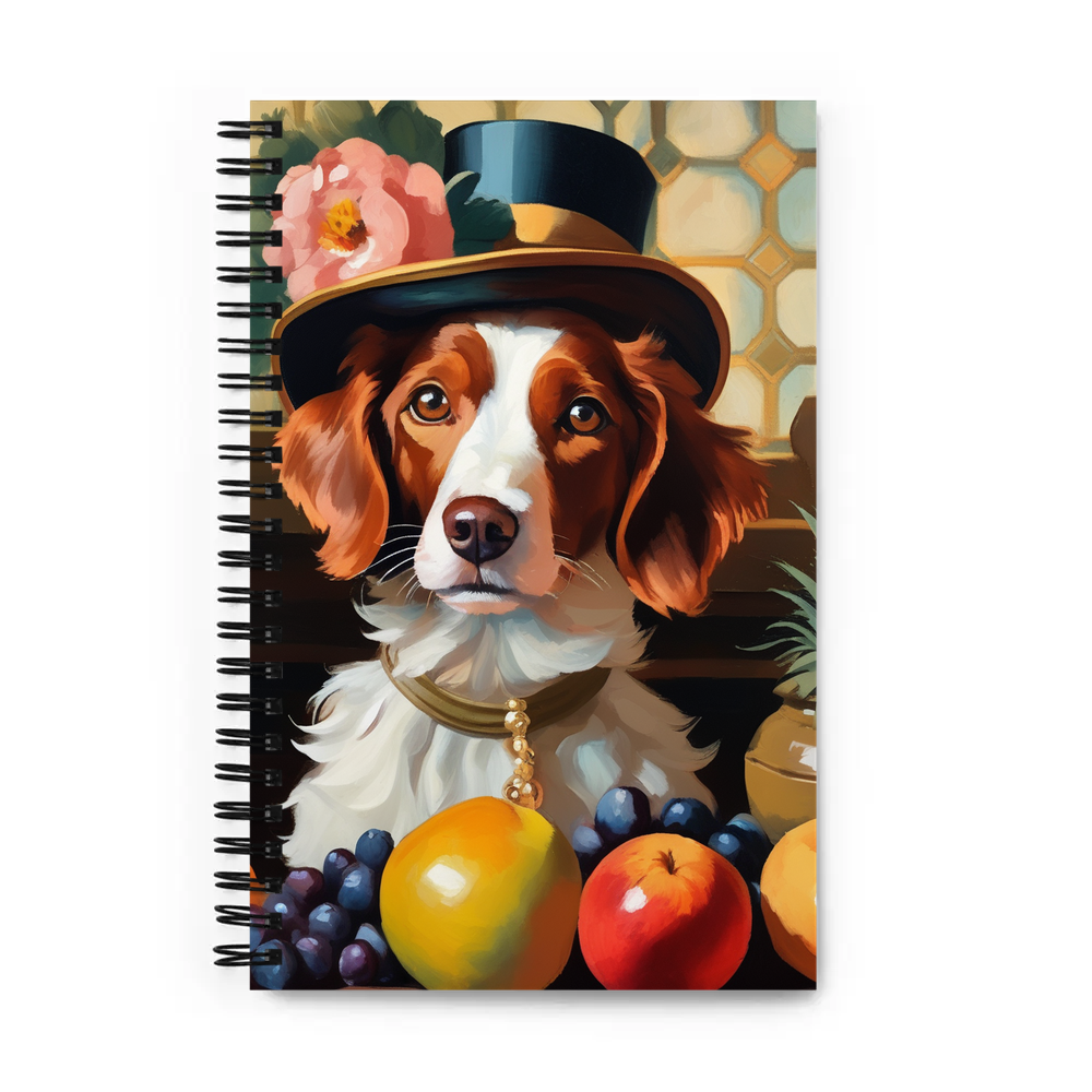 PugMug Custom Brittany Dog Spiral Notebook